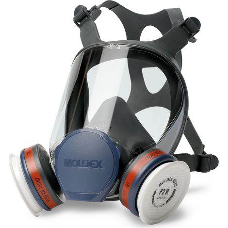 Masque complet de protection respiratoire vision panoramique MOLDEX Série 9000 EasyLock Noir L