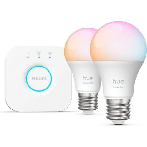 Lámpara Philips Hue essential LED 8W regulable 2 unidades (1/3)