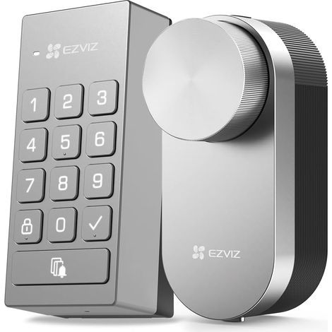Smart Lock avec Clavier Multifonctionnel, Serrure Connectée fonction Bluetooth accès à distance, Serrure Smart Lock accès sans Clé pour Maison Connectée, DL01PRO et DL01CP (1/5)