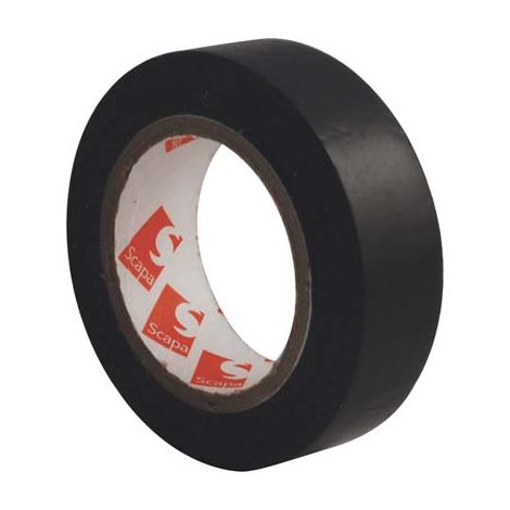 NASTRO PVC ISOLANTE SCAPA - NERO MM 15 ML 10- 20 pezzi