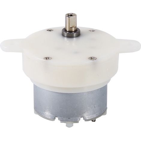 Drehmomentstarker 12-V-Gleichstrommotor, 3-U/min-Langsamlaufgetriebe mit 4-mm-Welle, Mikromotor für Präzisionsanwendungen (1/5)