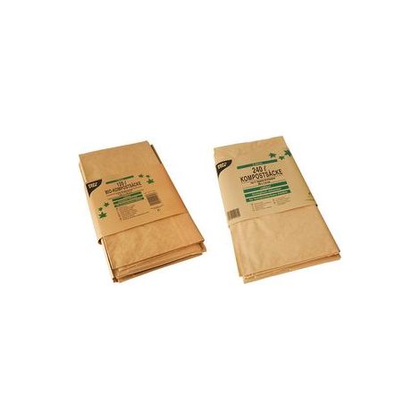 Sacchetto compost papstar 14189 biodegradabile resistente 240 litri