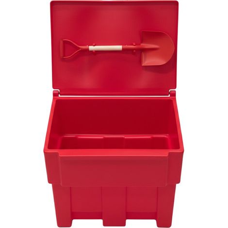 Bac à sable incendie/ à sel de déneigement 300l + pelle (1/4)