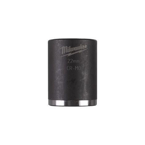 VASO DE IMPACTO 1/2" CORTO 22MM-MILWAUKEE-4058546339791