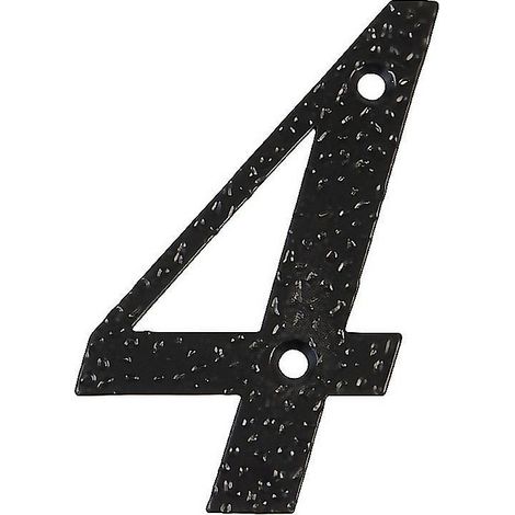-CAHERSA- Número 4-4" Acero Negro AMIG