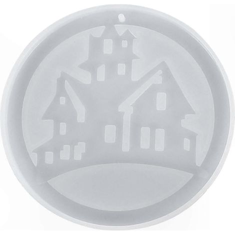 Moule en silicone pour suspensions décoratives, résine époxy, démoulage facile antiadhésif, DIY fête d'Halloween, décoration maison (1/5)