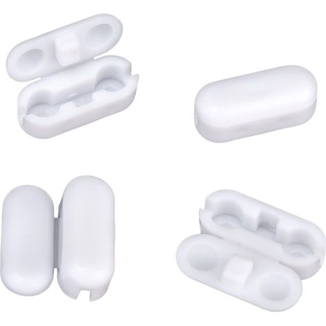 Lot de 30 Clips Connecteurs de Cordon - 4.5 x 6 mm - Pour Stores Verticaux Enrouleurs et Romains (1/5)