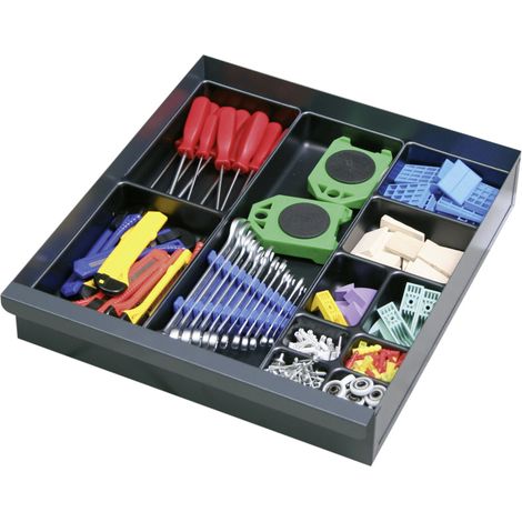 Stumpf Einzelschublade Serie 3000 anthrazitgrau 100 mm hoch - 3000102