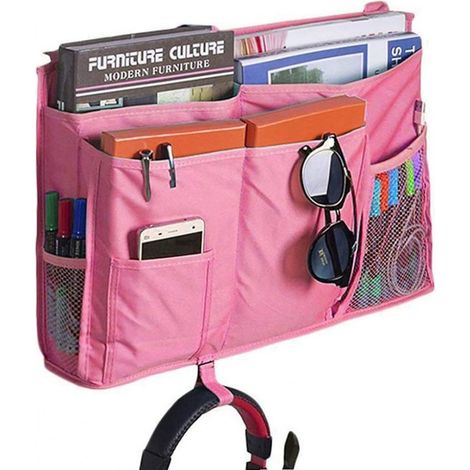 1 Organiseur de lit, accroche velcro, poche rangement, pour lits superposés, hôpital, dortoir (1/5)