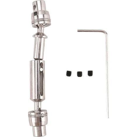 Arbre de transmission pour D12 C24 C34 B14 B24 MN D90 MN99S RC, argent-- (1/5)