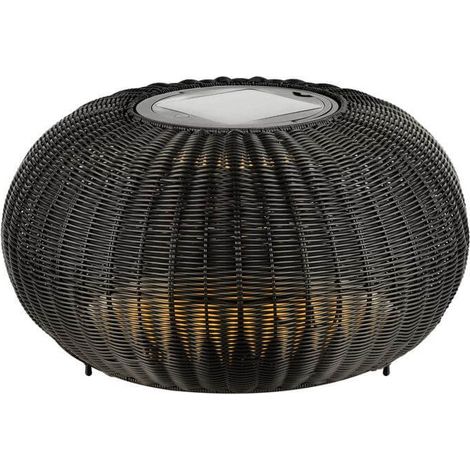 Lampadaire bas Adegan Flat Solar Noir solaire - 1008388