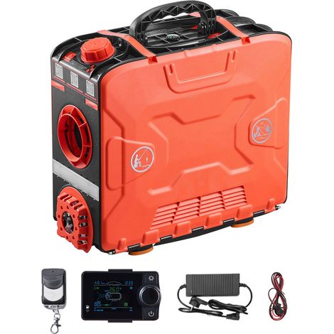 Chauffage diesel portable 5-8KW, 12V DC, tout-en-un avec contrôle Bluetooth, télécommande et écran LCD, réservoir 4,5L pour véhicules, vans, camping-cars et garages. (1/5)