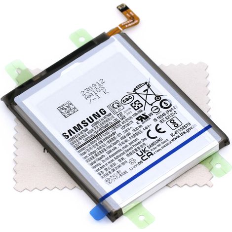 Batterie pour d'origine EB-BS908ABY pour Samsung Galaxy S22 Ultra (S908B) avec Chiffon de Nettoyage d'écran mungoo multicolore
