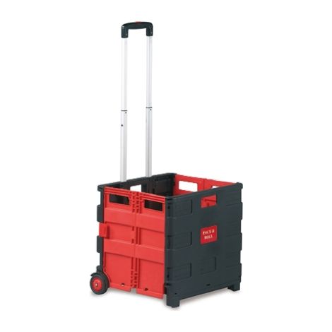 Rs Pro – Chariot de visite pliable en plastique – Dimensions 405 x 380mm – Capacité de charge 35kg – Roues lisses pour surfaces dures (1/2)