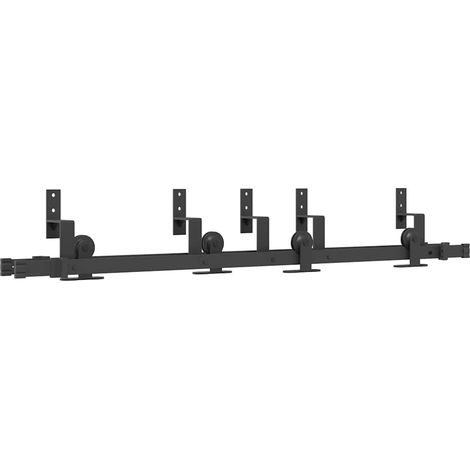 Maison Exclusive - Kit de herrajes para puertas correderas acero