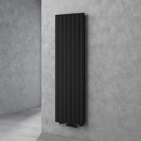 doporro Vertikal Badeizkörper Badheizung 180x54cm Anthrazit Doppellagig Heizkörper Flachheizkörper Mittelanschluss Flach Paneelheizkörper 1830Watt