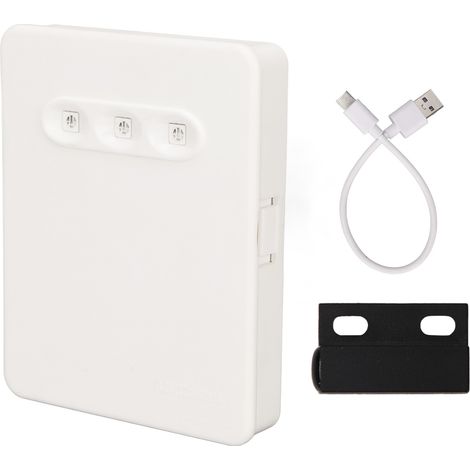 Lampada UV portatile multifunzionale con sensore di luce USB per armadi e scarpiere. (1/5)