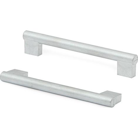 tirador aorta. zamak. para muebles. distancia entre centros 128mm acabado gris ral