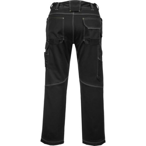 Pantalón de trabajo PW3 tejido de altas prestaciones Bajos T601 41 pulgadas (talla 52) Negro