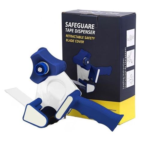 Dispensador de cinta metálica - Dispensador de cinta ergonómico - Adecuado para cajas, manipulación y embalaje - 26146,8 cm - Estilo 2 (1/5)