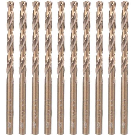 Lot de 20 forets hélicoïdaux en acier rapide HSS pour acier inoxydable, tôle et bois (1 mm) (1/5)
