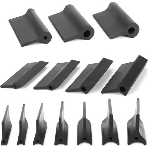 14-teiliger Schleifklotz, Schleifrahmen aus Gummischleifpapier, Schleifmatte, flexible Konturschleifgriffe, Holzbearbeitungswerkzeuge (1/5)
