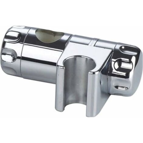Support de douche universel réglable, porte-pommeau de douche mural, glissière fixe en ABS 25 mm, adaptable à tous les pommeaux, barre coulissante robuste. (1/5)