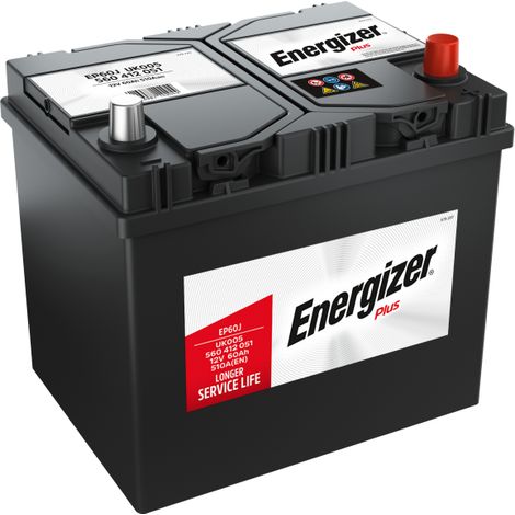 Batterie ENERGIZER PLUS EP60J 12 V 60 AH 510 AMPS EN (1/2)