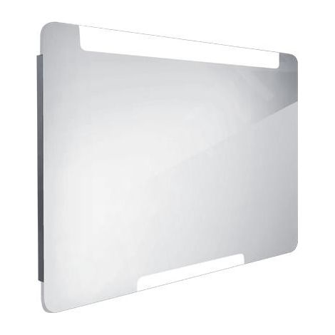 Nimco - Miroir avec éclairage LED, 100x70 cm, aluminium ZP 22004 (1/5)