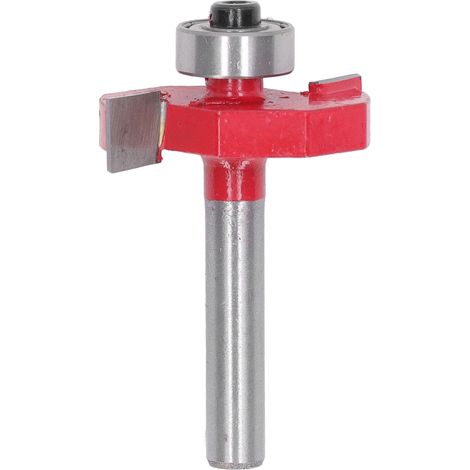 Fraise à profiler en T pour menuiserie, tige de 6,35 mm (1/4"), carbure d’alliage en acier au tungstène, moulure de cadre, pour ébéniste, 1/4 x 5/16 pouce (1/5)