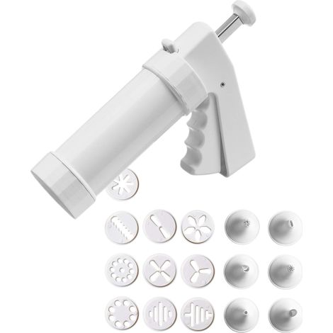 Kaiser 769882 Pressa per Dolci con 10 Dischi e 6 beccucci per Decorazione, in plastica (1/4)