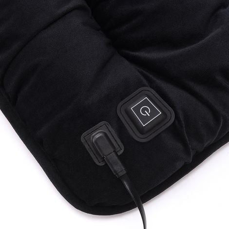 Coussin de siège chauffant USB en graphène, pour bureau et voiture, assise thermique (1/5)