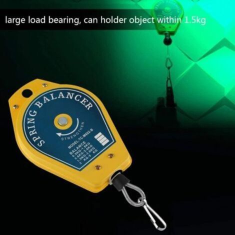 Équilibreur à Ressort Rétractable Outil Support à Suspendre d'Équilibreur à Ressort pour Ligne de Montage (0,5-1,5 kg) (1/5)