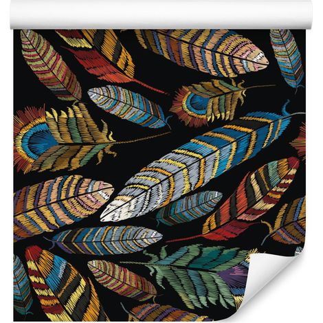 Papel pintado de plumas para salón y dormitorio, 50x1000 cm. (1/5)