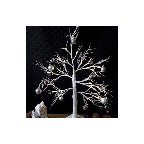 Christmas Snow Effect LED Twig Tree (60cm) (1/4)