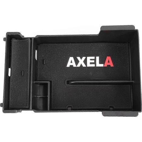 Compatible avec les modèles Axela 3/2019-2020 : boîte de rangement pour accoudoir de console centrale, plateau organisateur, qualité.