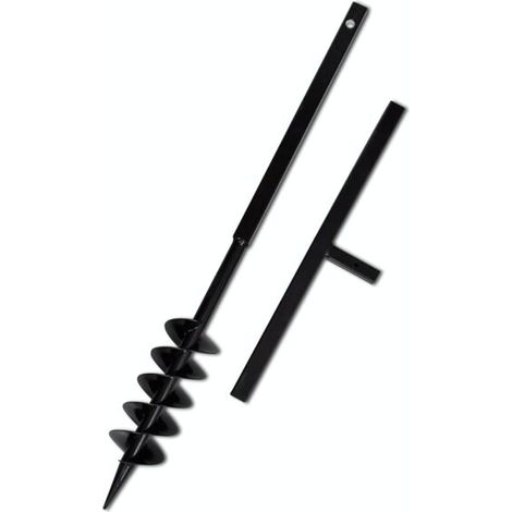 Tarière à double spirale 100 mm – Pour plantation et travaux (1/5)