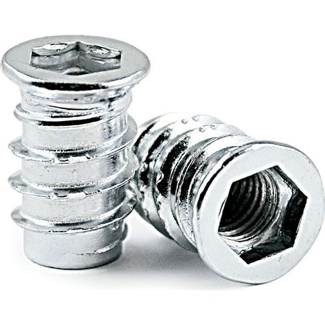 tuerca embutir con cabeza allen m6/m8 zincado alk metrica m-6 largo 13mm