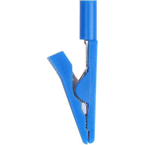 Clip Gator pour Porte Électrode, Clip Gator en Cuivre Nickelé de Conception Simple pour Électrode de Cellule Électrolytique (1/5)