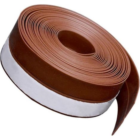 Bande D'étanchéité Rouleau de 10m en Silicone 25mm Auto-adhésive Coupe-vent et Insonorisante Facile à Installer pour Porte et Fenêtre pour Maison (1/5)