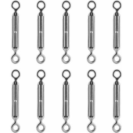 Kabelspanner mit Haken und Öse - Hergestellt aus Edelstahl 304, M5-Spanner.