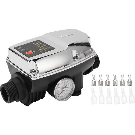 Wasserpumpensteuerung, silbernes, wasserdichtes ABS-Gehäuse, intelligenter automatischer 10A-Druckschalter