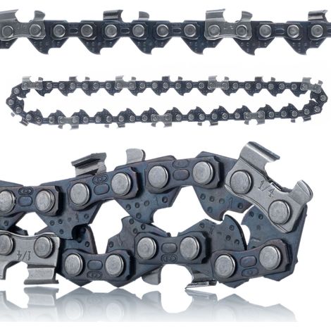 Rosfix Kettensägekette 4" – 1/4" Teilung, 28 Treibglieder, 1,3 mm Nut Gehärteter Stahl, hohe Schnittleistung Für Mini-Akku-Kettensäge Ersatzkette für Motorsäge (1/5)
