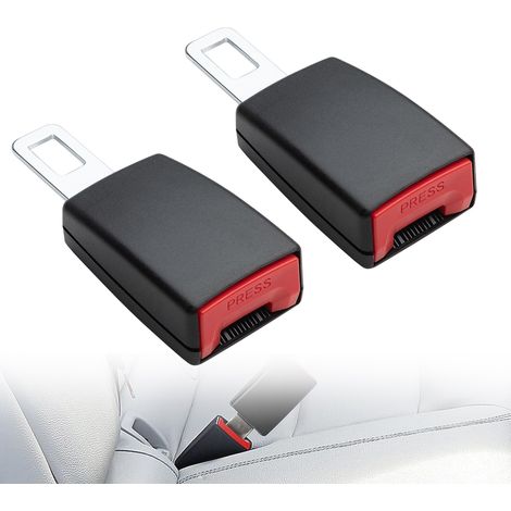 2pcs Rallonge Ceinture Sécurité Voiture,Extension de Ceinture de Sécurité, Ajusteur Ceinture de Sécurité Adapté aux Femme Enceinte/Obèse/Enfant