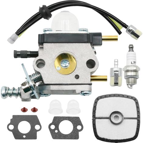 Kit carburateur filtre et bougie A021001090 pour motobineuse Mantis 7222 7225 SV-5C/2 Zama C1U-K82