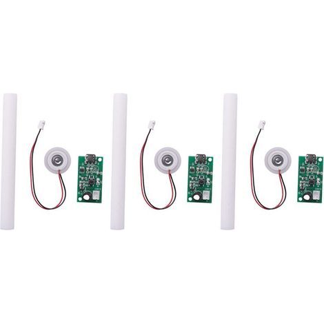 Plaque atomisation brumisateur 3 pièces avec module humidificateur USB 5 V pilote carte circuit intégré avec interrupteur (1/5)