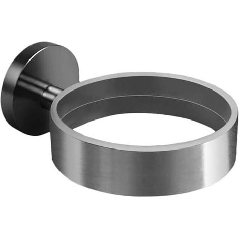 Supporto per asciugacapelli in acciaio inox, colore argento, dimensioni 925 x 3120 mm, adatto per il bagno. (1/4)