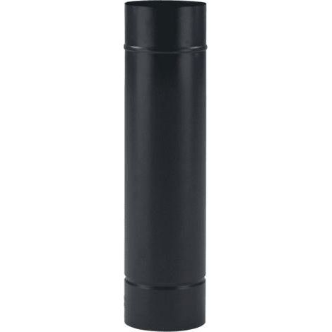 Tubo Smaltato Per Stufe Cm 50 13 Nero - In Acciaio Porcellanato