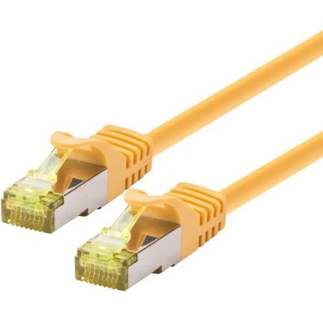 Cavo patch di accesso professionale SFTP/AWG26/LSOH 10 m - CAT6A 500 MHz - Giallo, TCR6ASS100Y