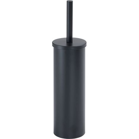 Brosse WC Noir, Brosse de Bain fabriquée en Acier Inoxydable, Dimensions 36 x 8,4 x 8,4 cm (1/4)